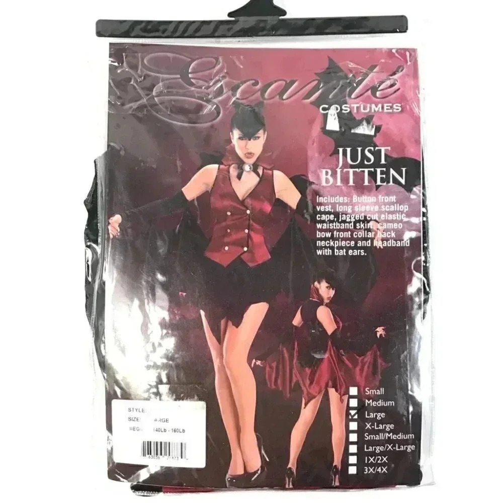 'Just Bitten' Women's Red Vampire Dress Costume